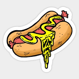 HOT DOG (Mustard) Sticker